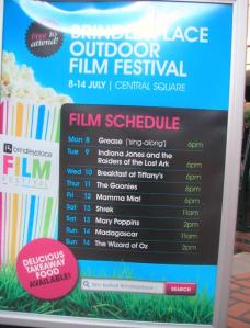 Brindley Place Outdoor Film Festival listings