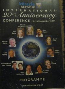 A Course in Miracles Conference programme